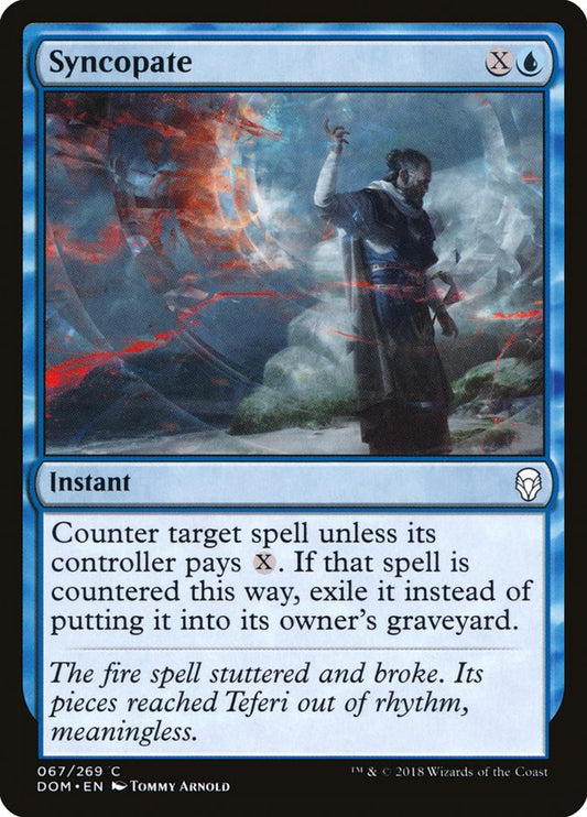This Is An Image Of The Magic The Gathering Card Syncopate From The Set Innistrad Remastered - Designed By Artist Marta Nael