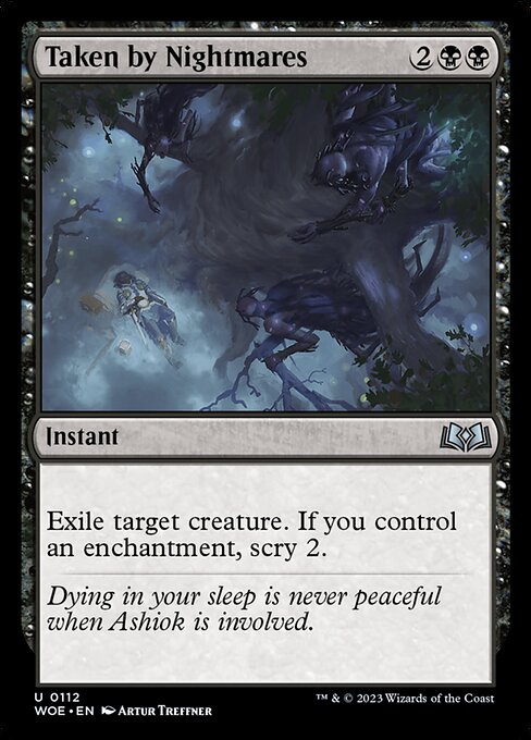 Taken by Nightmares - FOIL