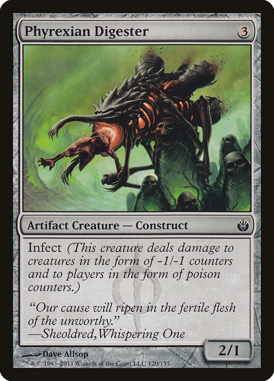 This Is An Image Of The Magic The Gathering Card Phyrexian Digester From The Set Mirrodin Besieged - Designed By Artist Dave Allsop