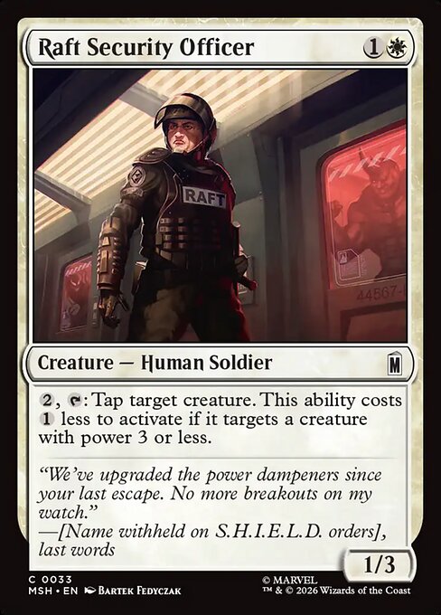 Raft Security Officer - FOIL