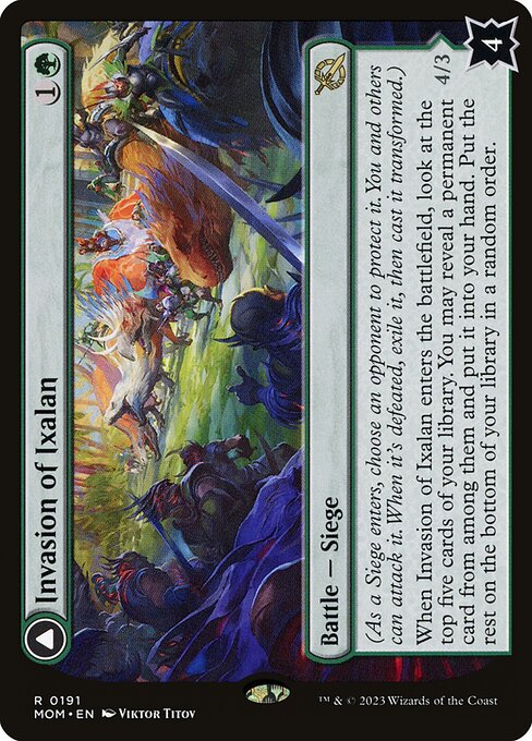 Invasion of Ixalan // Belligerent Regisaur - FOIL