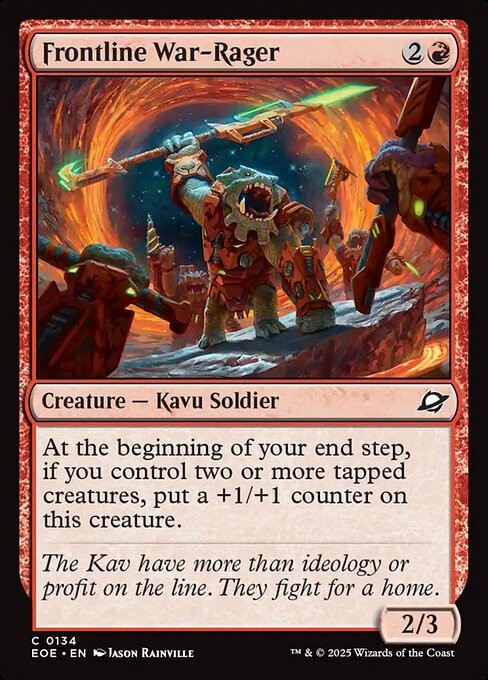 Frontline War-Rager - FOIL