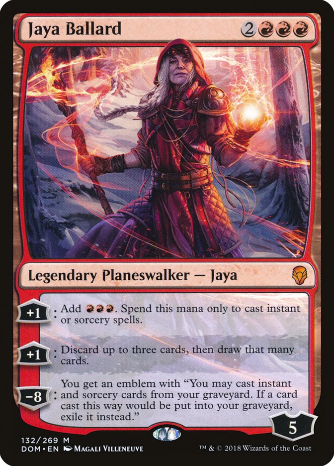 This Is An Image Of The Magic The Gathering Card Jaya Ballard From The Set Commander 2021 - Designed By Artist Magali Villeneuve