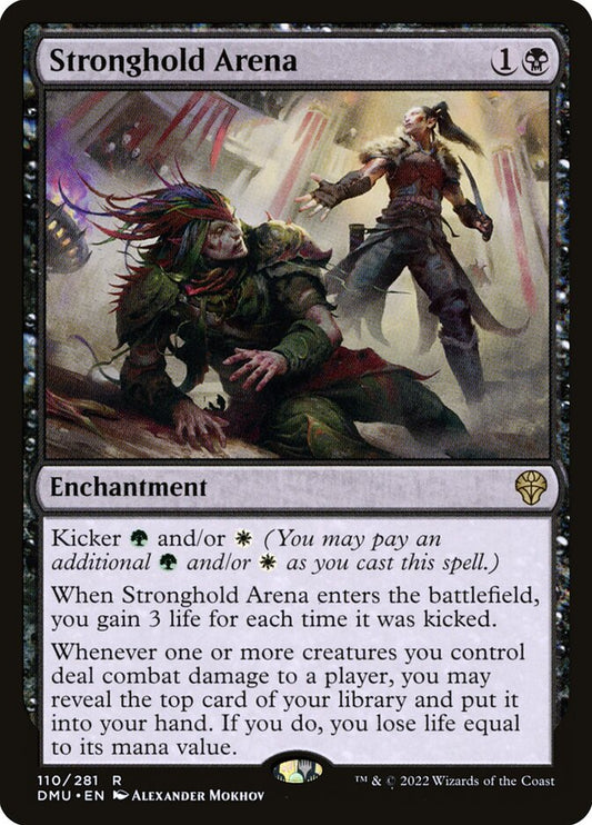 This Is An Image Of The Magic The Gathering Card Stronghold Arena From The Set Dominaria United - Designed By Artist Alexander Mokhov