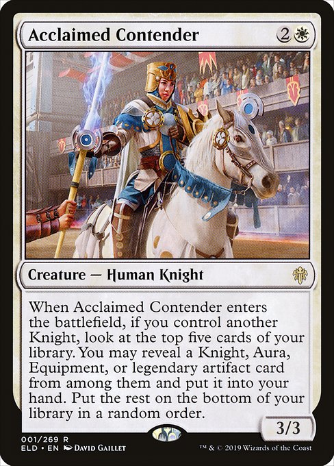 Acclaimed Contender - FOIL