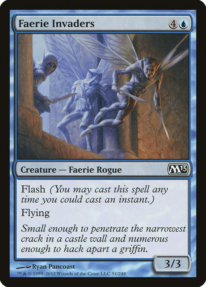 This Is An Image Of The Magic The Gathering Card Faerie Invaders From The Set Duel Decks: Speed vs. Cunning - Designed By Artist Ryan Pancoast