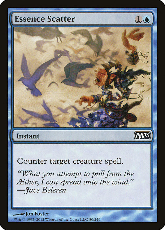 This Is An Image Of The Magic The Gathering Card Essence Scatter From The Set Foundations - Designed By Artist Josh Hass