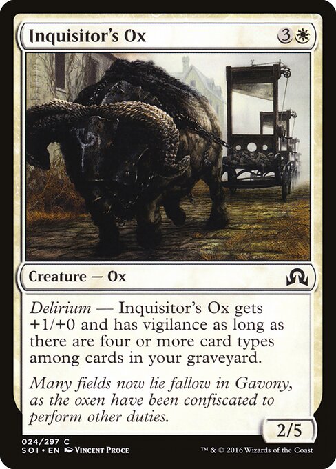Inquisitor's Ox - FOIL