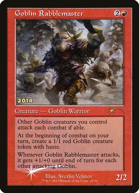 Goblin Rabblemaster - FOIL