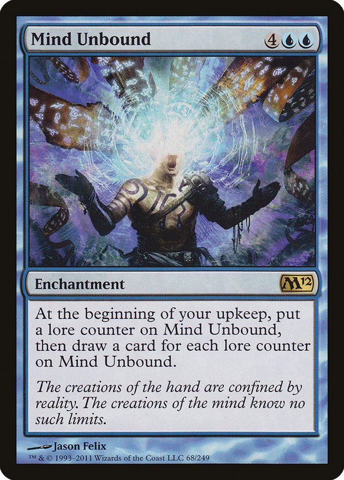 This Is An Image Of The Magic The Gathering Card Mind Unbound From The Set Magic 2012 - Designed By Artist Jason Felix