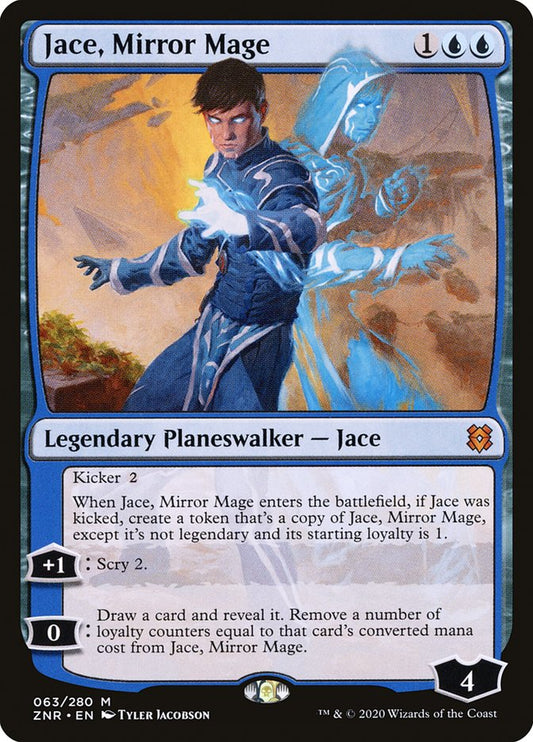 This Is An Image Of The Magic The Gathering Card Jace, Mirror Mage From The Set Commander Masters - Designed By Artist Tyler Jacobson