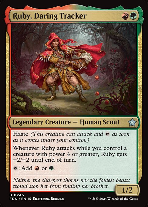 Ruby, Daring Tracker - FOIL