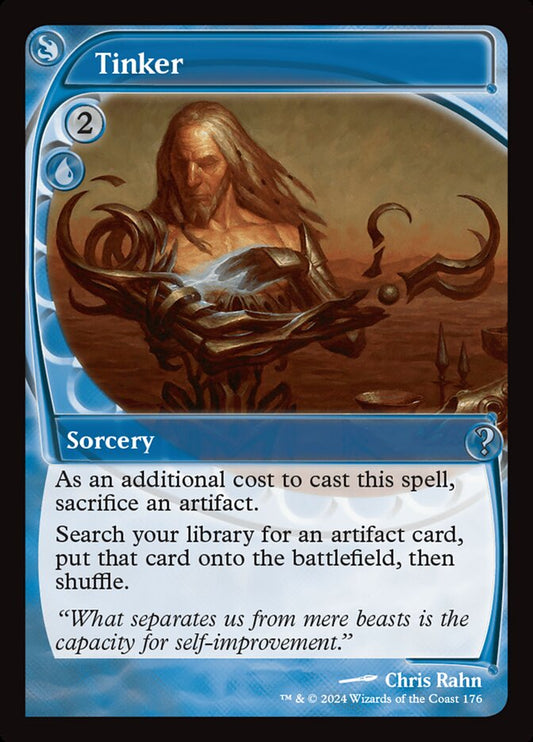 This Is An Image Of The Magic The Gathering Card Tinker From The Set Urza's Legacy - Designed By Artist Mike Raabe